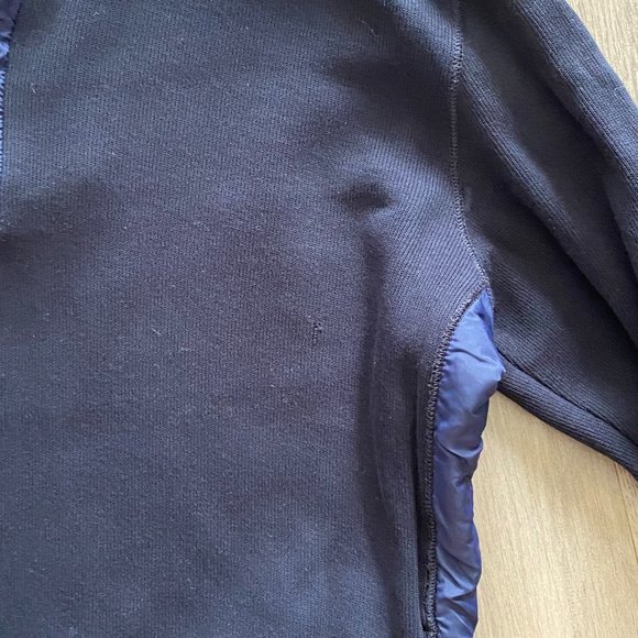 Hugo Boss Navy Cotton Knit Half-Zip Sweater - Picture 7 of 14